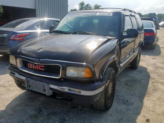 1GKDT13W9T2543441 - 1996 GMC JIMMY BLACK photo 2