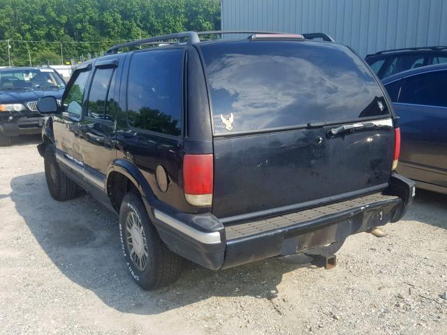 1GKDT13W9T2543441 - 1996 GMC JIMMY BLACK photo 3