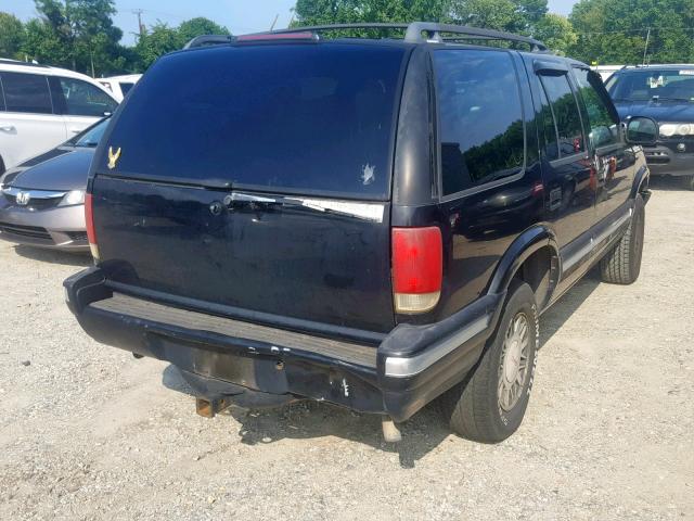 1GKDT13W9T2543441 - 1996 GMC JIMMY BLACK photo 4