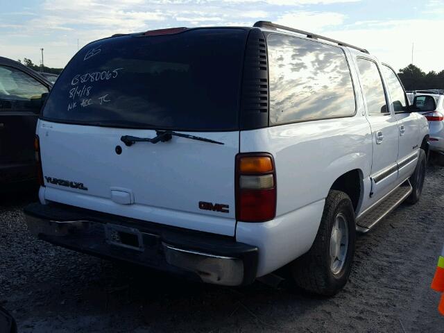 3GKEC16Z93G104967 - 2003 GMC YUKON XL C WHITE photo 4