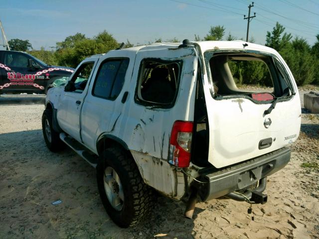 5N1ED28Y73C627079 - 2003 NISSAN XTERRA XE WHITE photo 3