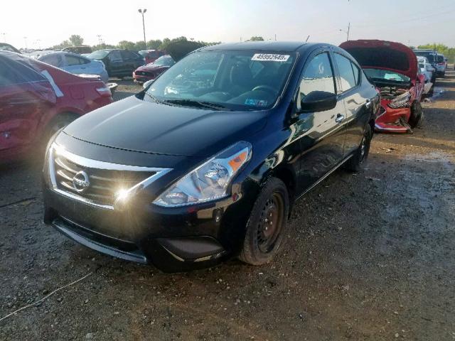 3N1CN7AP8GL859520 - 2016 NISSAN VERSA S BLACK photo 2