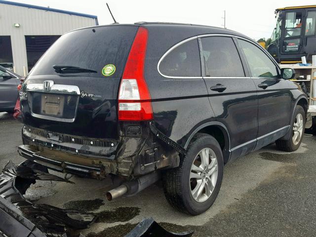 5J6RE3H72AL027514 - 2010 HONDA CR-V EXL BLACK photo 4