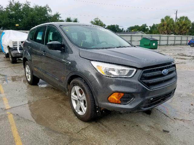 1FMCU0F72HUA18621 - 2017 FORD ESCAPE S GRAY photo 1