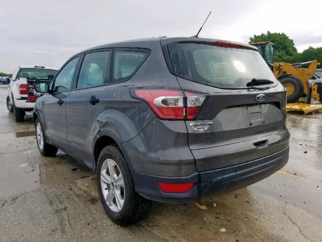 1FMCU0F72HUA18621 - 2017 FORD ESCAPE S GRAY photo 3