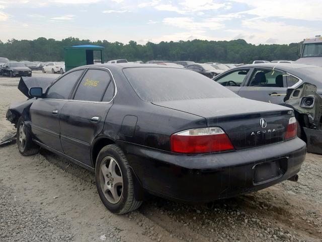 19UUA56732A002131 - 2002 ACURA 3.2TL BLACK photo 3