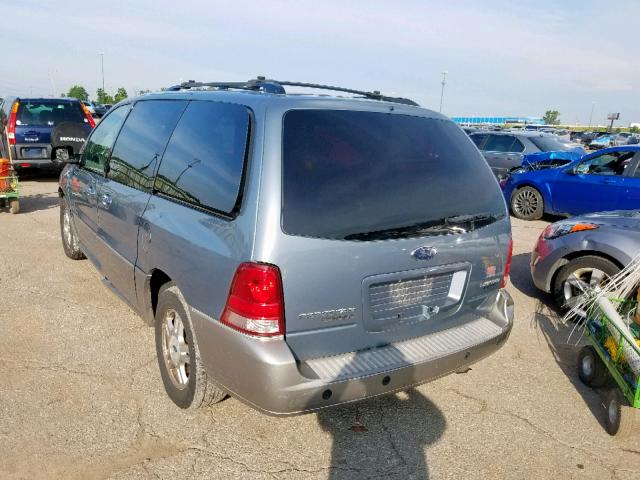 2FMZA58204BA54826 - 2004 FORD FREESTAR L BLUE photo 3