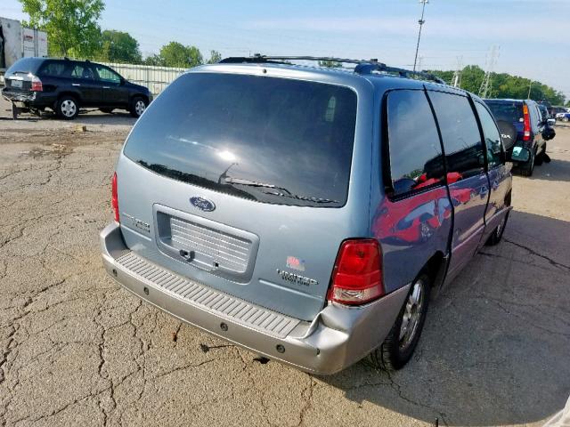 2FMZA58204BA54826 - 2004 FORD FREESTAR L BLUE photo 4