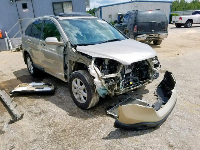 5J6RE38768L007096 - 2008 HONDA CR-V EXL GOLD photo 1