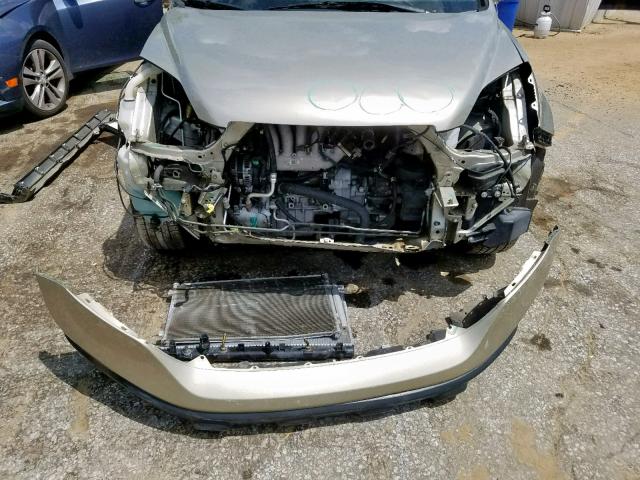 5J6RE38768L007096 - 2008 HONDA CR-V EXL GOLD photo 9