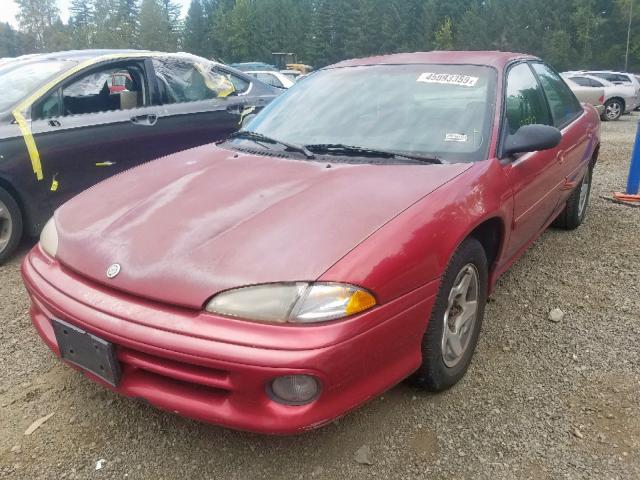 2C3HH46T7VH553160 - 1997 CHRYSLER INTREPID RED photo 2