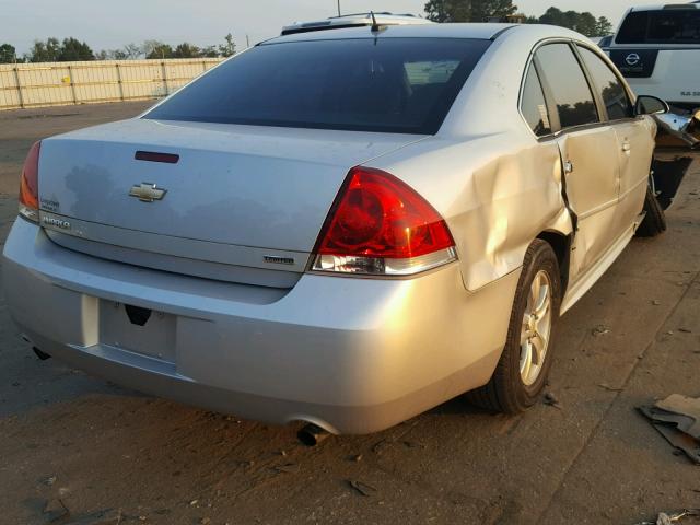 2G1WA5E31E1121146 - 2014 CHEVROLET IMPALA LIM SILVER photo 4