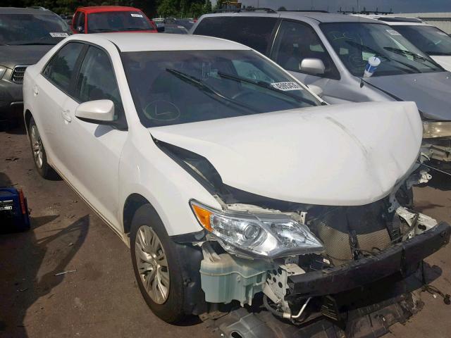 4T1BF1FK7CU634310 - 2012 TOYOTA CAMRY BASE WHITE photo 1