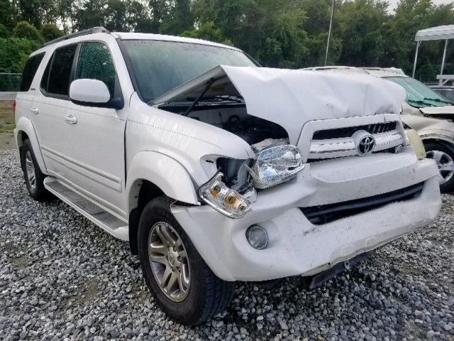 5TDZT38A05S264014 - 2005 TOYOTA SEQUOIA LI WHITE photo 1