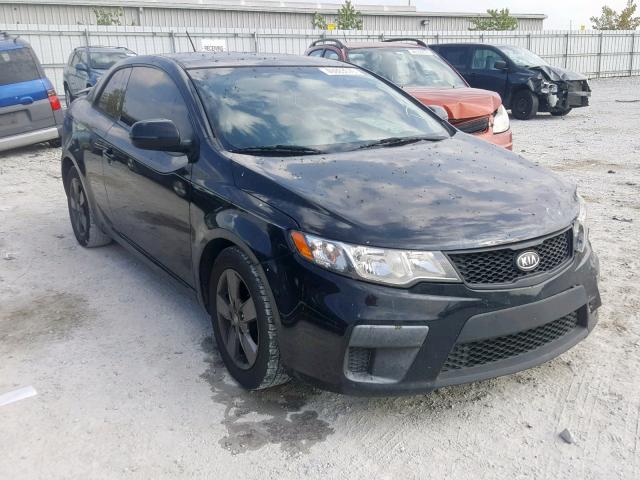 KNAFU6A29B5466577 - 2011 KIA FORTE EX BLACK photo 1