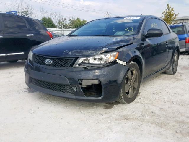 KNAFU6A29B5466577 - 2011 KIA FORTE EX BLACK photo 2