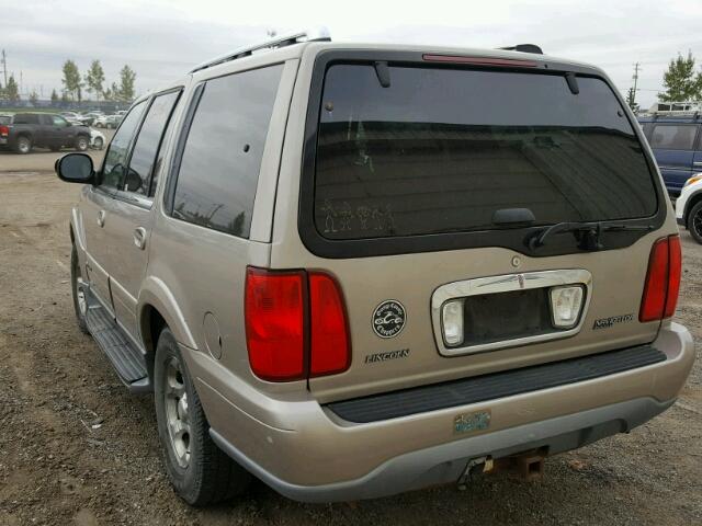 5LMFU28A5YLJ26252 - 2000 LINCOLN NAVIGATOR BEIGE photo 3