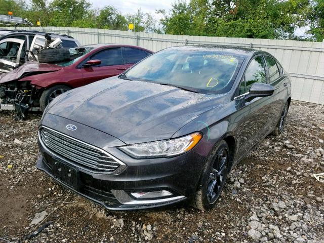 3FA6P0G72JR186561 - 2018 FORD FUSION S CHARCOAL photo 2