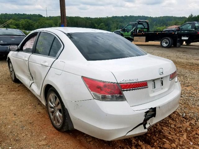 1HGCP2F85BA027176 - 2011 HONDA ACCORD EXL WHITE photo 3