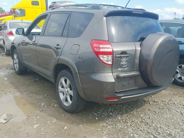 2T3DF4DV9BW130628 - 2011 TOYOTA RAV4 LIMIT BROWN photo 3