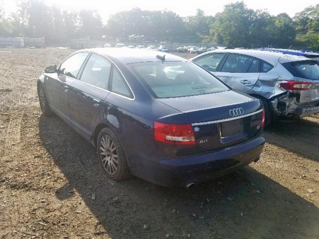 WAUDL74F25N092560 - 2005 AUDI A6 4.2 QUA BLUE photo 3