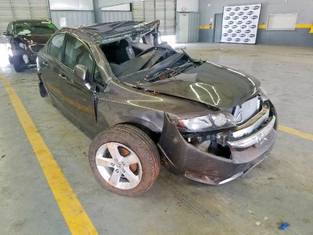 2HGFA16699H539445 - 2009 HONDA CIVIC LX-S GRAY photo 1