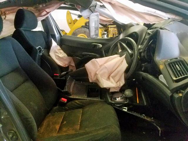 2HGFA16699H539445 - 2009 HONDA CIVIC LX-S GRAY photo 5