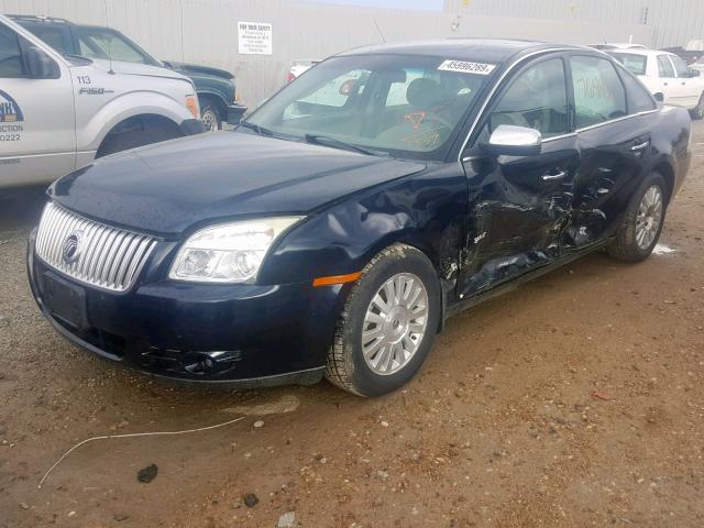 1MEHM40W28G621339 - 2008 MERCURY SABLE LUXU BLACK photo 2