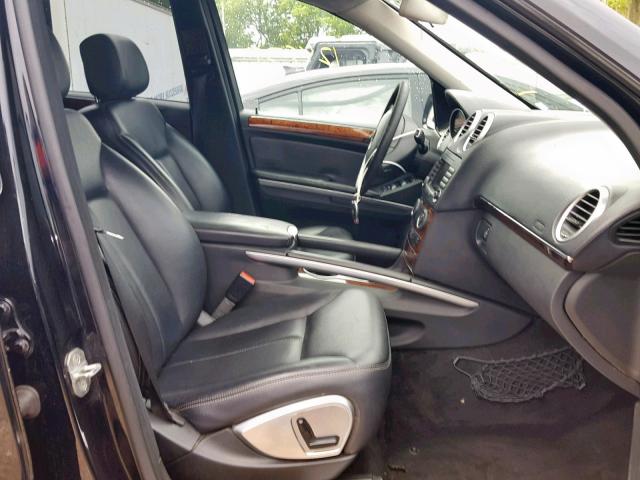 4JGBF71E77A103538 - 2007 MERCEDES-BENZ GL 450 4MA BLACK photo 5