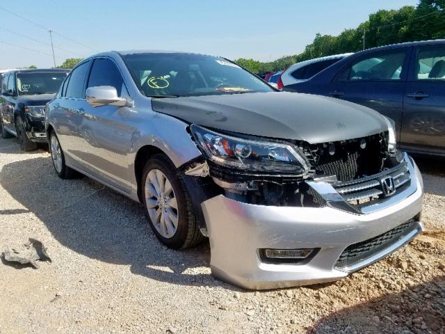 1HGCR3F81DA035908 - 2013 HONDA ACCORD EXL SILVER photo 1