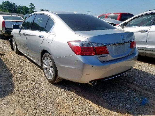 1HGCR3F81DA035908 - 2013 HONDA ACCORD EXL SILVER photo 3