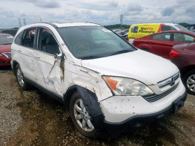 5J6RE48798L034329 - 2008 HONDA CR-V EXL WHITE photo 1