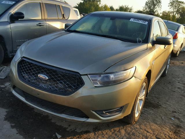 1FAHP2E83DG106079 - 2013 FORD TAURUS SEL GREEN photo 2