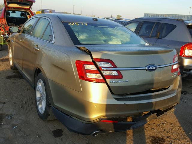 1FAHP2E83DG106079 - 2013 FORD TAURUS SEL GREEN photo 3