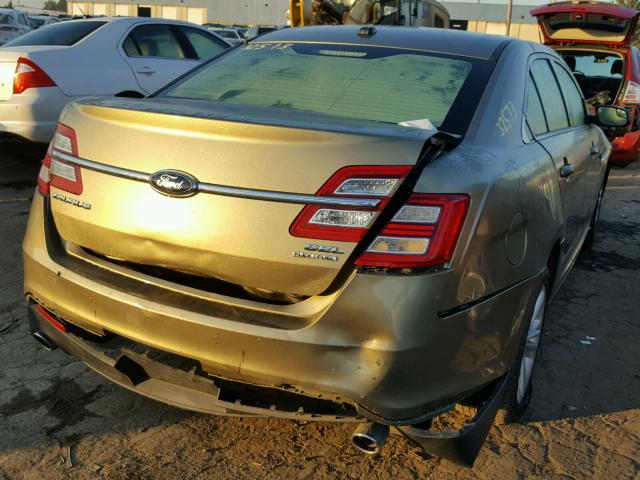 1FAHP2E83DG106079 - 2013 FORD TAURUS SEL GREEN photo 4