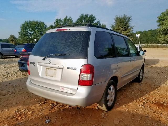 JM3LW28G7Y0123886 - 2000 MAZDA MPV WAGON SILVER photo 4