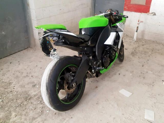 JKAZXCE189A024862 - 2009 KAWASAKI ZX1000 E GREEN photo 4