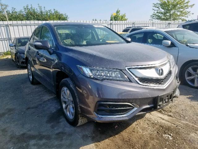 5J8TB4H59HL800578 - 2017 ACURA RDX TECHNO GRAY photo 1