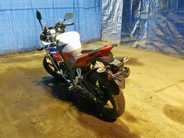 MLHNC5118F5100471 - 2015 HONDA CBR300 R WHITE photo 3