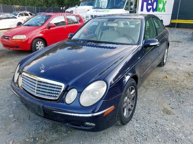 WDBUF87J76X202328 - 2006 MERCEDES-BENZ E 350 4MAT BLUE photo 2