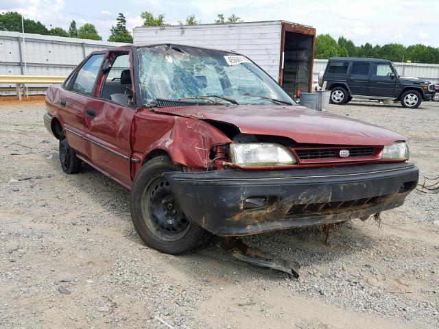 1Y1SK5469MZ000218 - 1991 GEO PRIZM BASE أحمر صورة 1