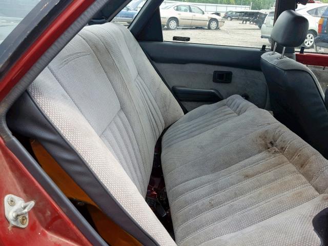 1Y1SK5469MZ000218 - 1991 GEO PRIZM BASE أحمر صورة 6
