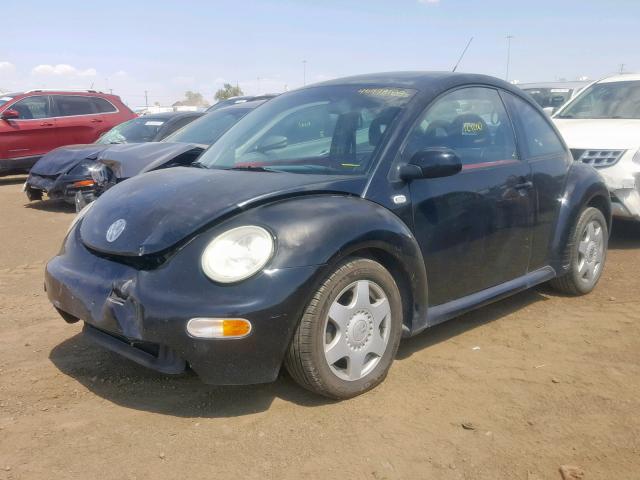 3VWCB21C91M452777 - 2001 VOLKSWAGEN NEW BEETLE შავი ფოტო 2