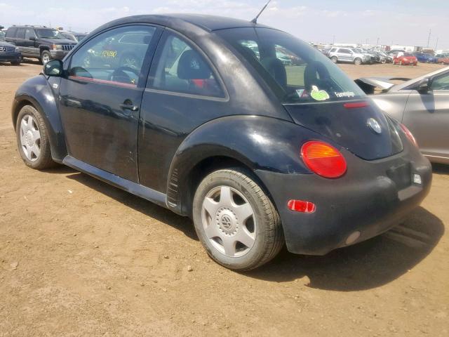 3VWCB21C91M452777 - 2001 VOLKSWAGEN NEW BEETLE შავი ფოტო 3