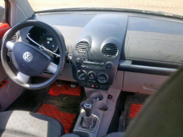 3VWCB21C91M452777 - 2001 VOLKSWAGEN NEW BEETLE შავი ფოტო 9