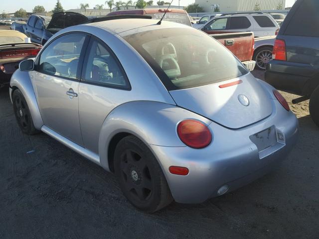 3VWCK21C61M435354 - 2001 VOLKSWAGEN NEW BEETLE SILVER photo 3