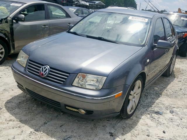 3VWSE69M14M014542 - 2004 VOLKSWAGEN JETTA GLS GRAY photo 2