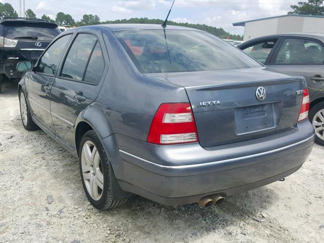 3VWSE69M14M014542 - 2004 VOLKSWAGEN JETTA GLS GRAY photo 3