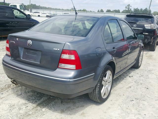 3VWSE69M14M014542 - 2004 VOLKSWAGEN JETTA GLS GRAY photo 4