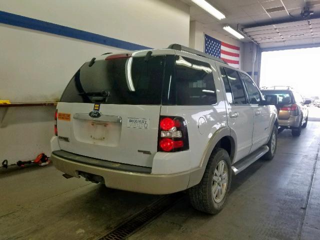 1FMEU74E06UB44542 - 2006 FORD EXPLORER E WHITE photo 4